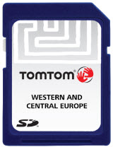 TomTom mapy západná a stredná Európa v8.15, SD karta