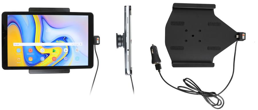 Aktívny držiak do auta pre Samsung Galaxy Tab A 10.5 T595 USB+CL