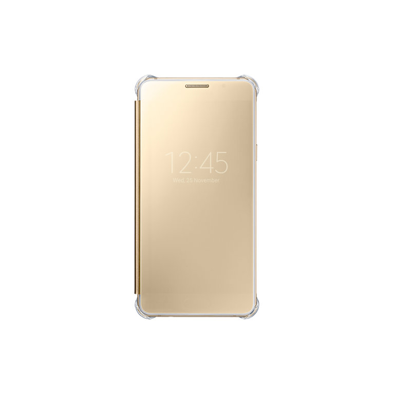 Puzdro Clear View Cover pre Samsung Galaxy A5 A510F Gold