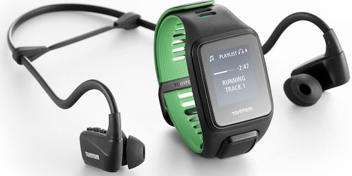 TomTom Runner 3 Cardio+ Music+ Headphones Black/Green