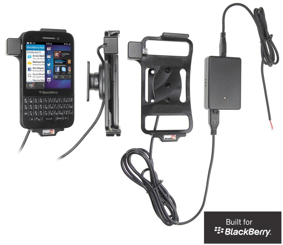 Aktívny držiak pre BlackBerry Q5 s Molex kon.