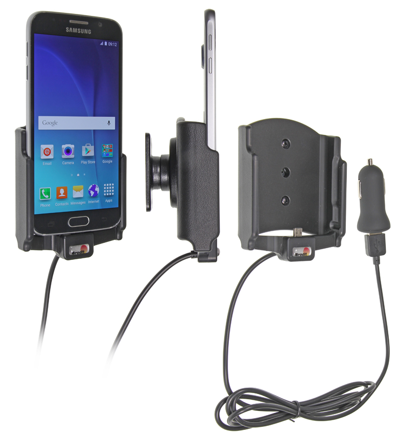 Aktívny držiak pre Samsung Galaxy S6 G920 USB+CL