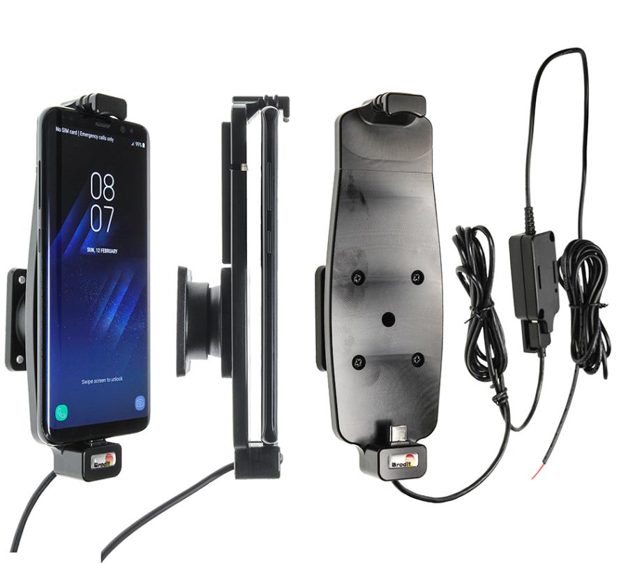 Aktívny držiak pre Samsung Galaxy S10/S9/S8 s puzdrom s Molex kon