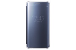 Puzdro Clear View Cover pre Samsung Galaxy S6 edge+ Black