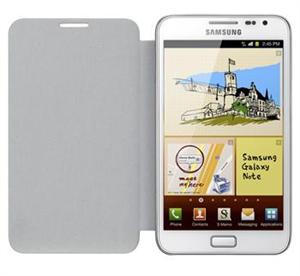 Puzdro Flip Cover pre Samsung Galaxy Note biele