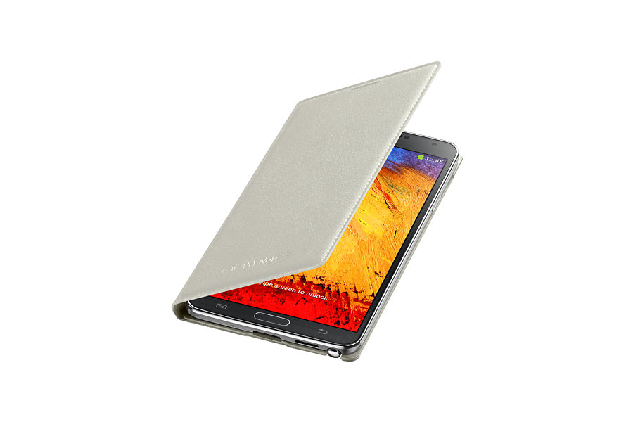 Puzdro Flip Cover pre Samsung Galaxy Note 3 N9005 oatmeal beige