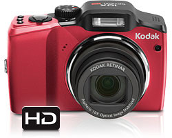 KODAK digitálny fotoaparát EasyShare Z915 IS red