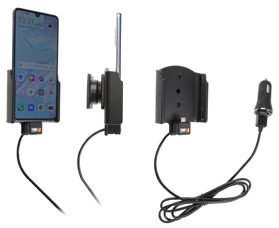 Aktívny držiak pre Huawei P30 USB+CL