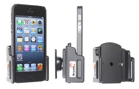 Pasívny držiak pre Apple iPhone 5/5S/SE/5C s tenkým puzdrom