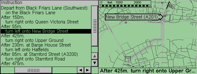 Street Planer - popis cesty