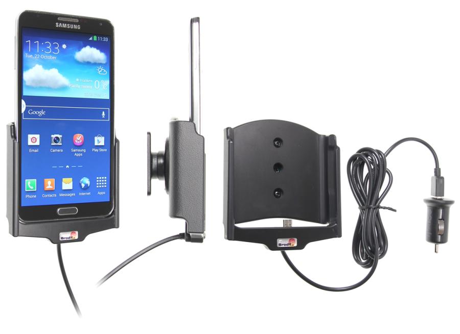 Aktívny držiak pre Samsung Galaxy Note 3 N9005 USB+CL