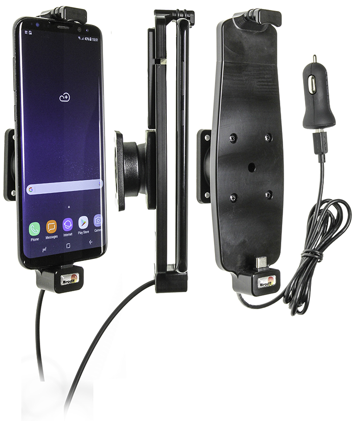 Aktívny držiak pre Samsung Galaxy S10+/S9+/S8+ s puzdrom USB+CL