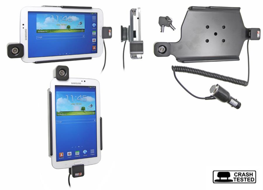 Aktívny držiak pre Samsung Galaxy Tab3 7 T2100 s uzamykaním
