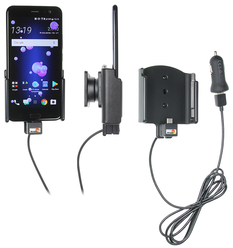 Aktívny držiak pre HTC U11 USB+CL