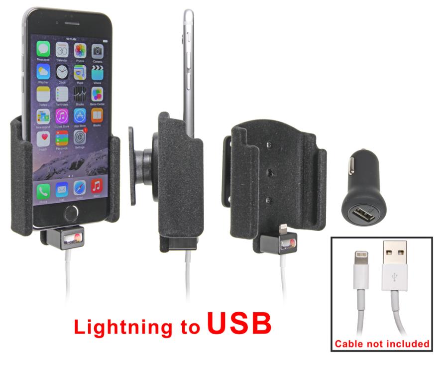 Držiak pre Apple iPhone 6 pre použitie s káblom/ USB + CL ad