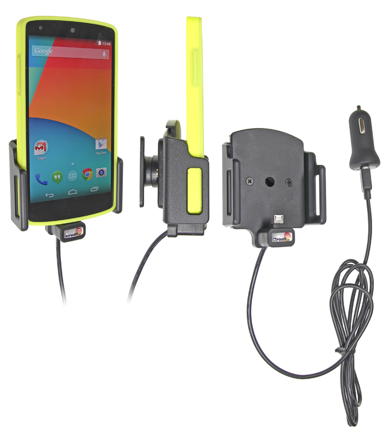 Aktívny držiak pre LG Nexus 5 s puzdrom USB+CL