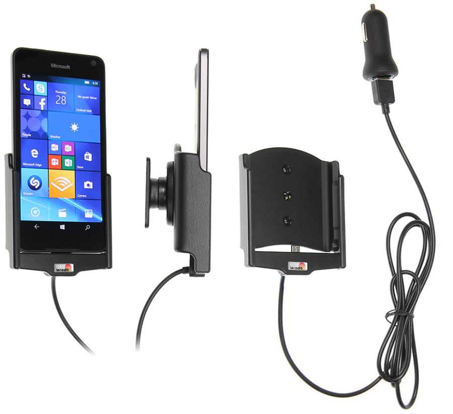 Aktívny držiak pre Microsoft Lumia 650 USB+CL