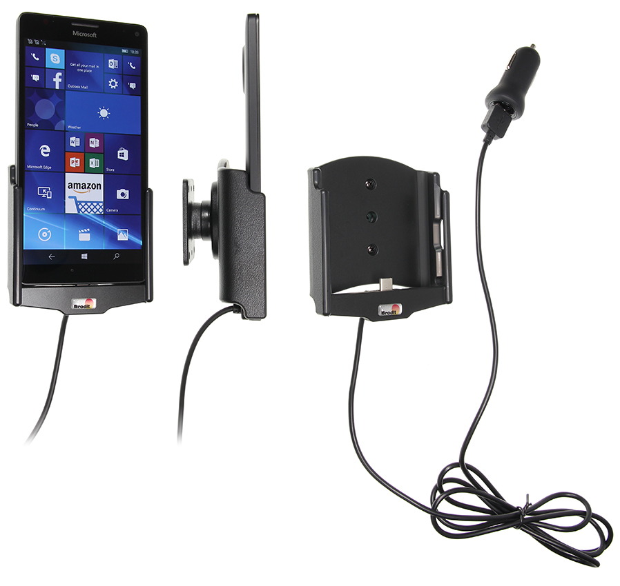 Aktívny držiak pre Microsoft Lumia 950 XL USB+CL
