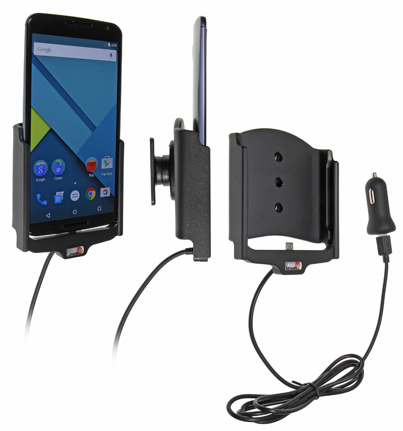 Aktívny držiak pre Motorola Nexus 6 USB+CL