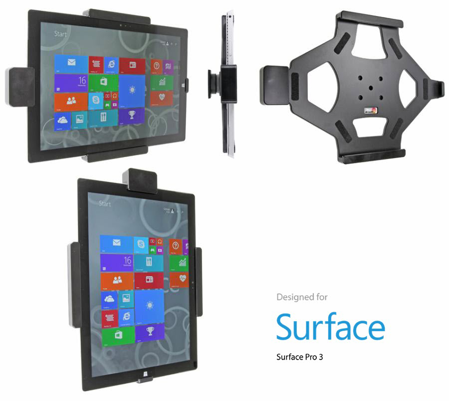 Pasívny držiak pre Microsoft Surface Pro 3 s uzam. II