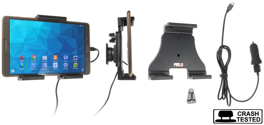 Aktívny nastaviteľný držiak UNI pre tablet 120-150mm USB+CL