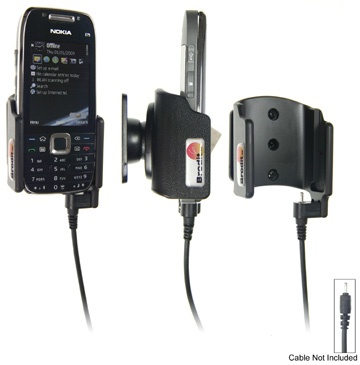 Držiak pre Nokia E75 pre použitie s orig. káblom