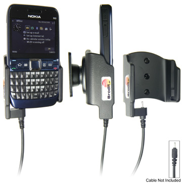 Držiak pre Nokia E63 pre použitie s orig. káblom