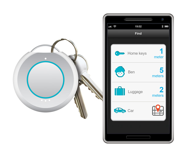 Bluetooth Smart Tracker - chytrá kľúčenka