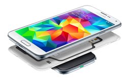 Wireless Charging Pad+Cover pre Samsung Galaxy S5 G900