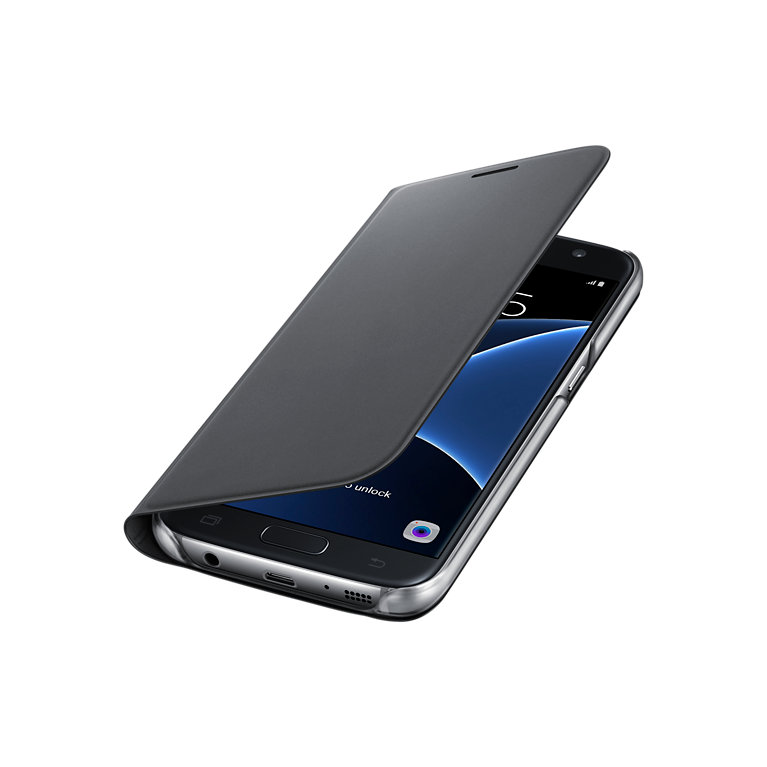 Puzdro Flip Wallet pre Samsung Galaxy S7 G930 Black