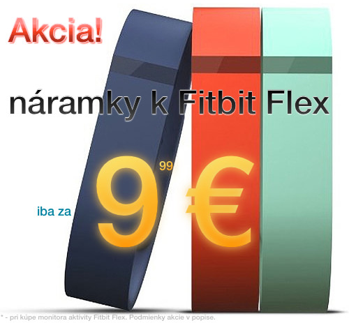 Akcia: Náhradný náramok pre Fitbit Flex