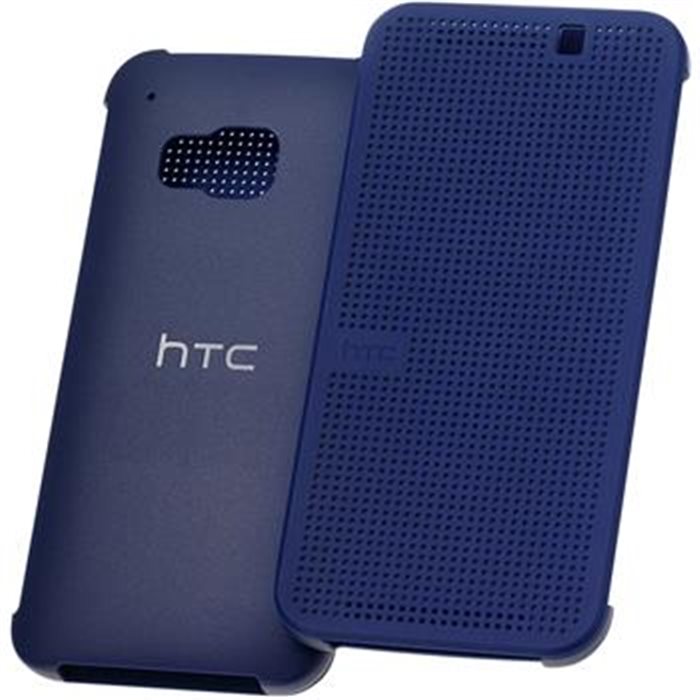 Puzdro Dot View pre HTC One M9 blue