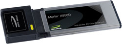 Obrázok produktu Merlin X950D 7.2 HSDPA/ HSUPA ExpressCard+ PCMCIA+ext. Ant.