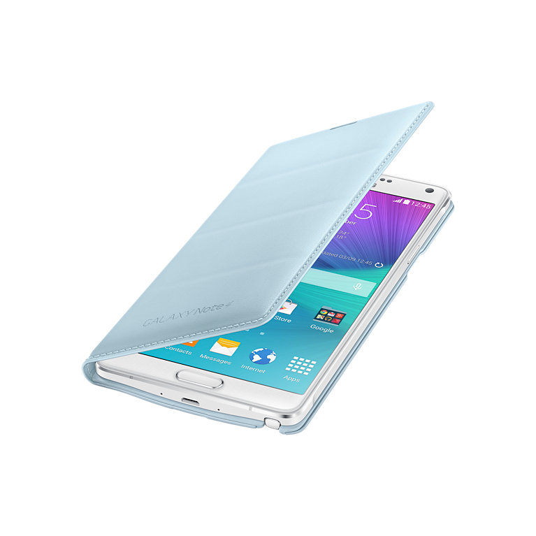 Puzdro Flip Cover pre Samsung Galaxy Note 4 mint