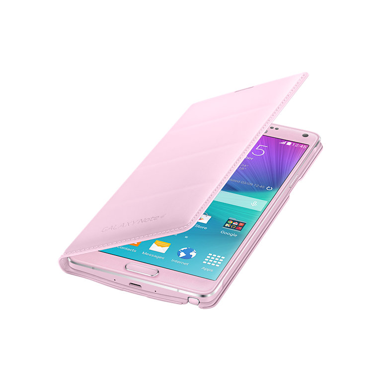 Puzdro Flip Cover pre Samsung Galaxy Note 4 Pink