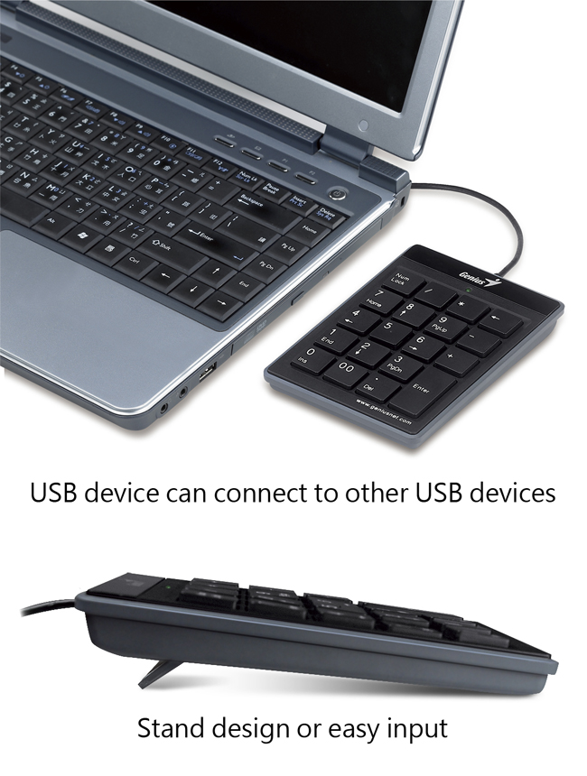 USB numerická klávesnica Slim