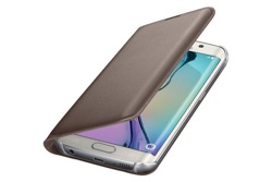 Puzdro Flip Cover pre Samsung Galaxy S6 edge Gold