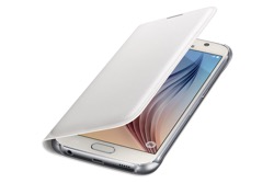 Puzdro Flip Cover pre Samsung Galaxy S6 White