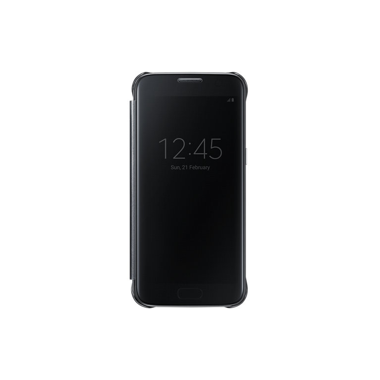 Puzdro Clear View Cover pre Samsung Galaxy S7 G930 Black