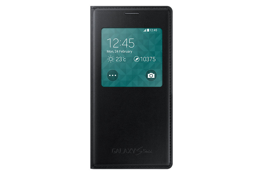 Puzdro Flip Cover S-view pre Samsung Galaxy S5 mini black