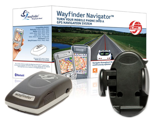 Wayfinder Navigator 7 CR&SR + GPS package