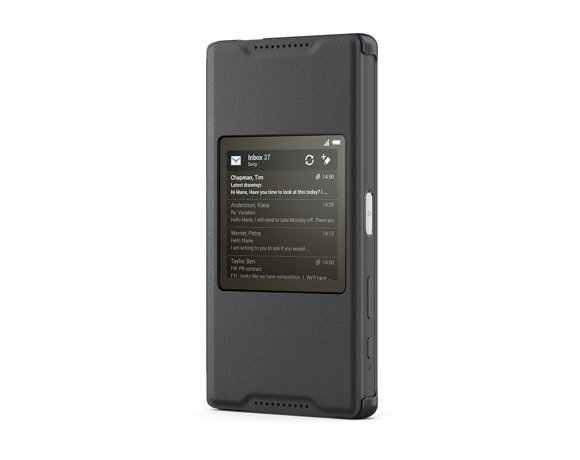 Sony Style Cover Window pre Xperia Z5 Black