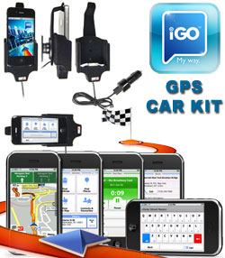 iGO GPS Car Kit Europe pre Apple iPhone 5/5S/SE