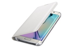 Puzdro Flip Cover pre Samsung Galaxy S6 edge White