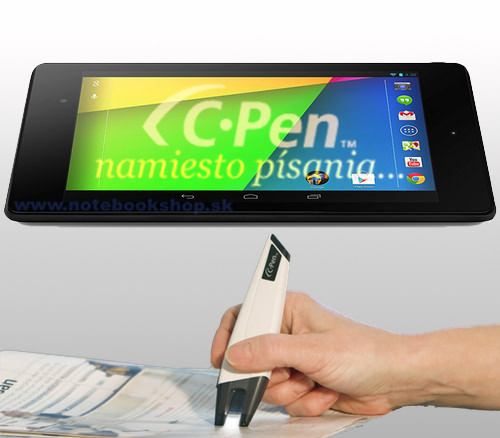 Asus Nexus 7 from Google (2013) + sken. pero C-Pen 3.5