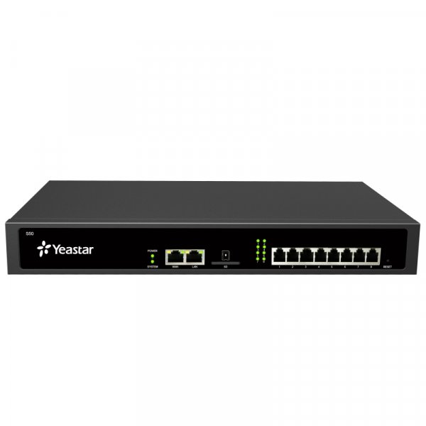 Yeastar S50 IP PBX, 8 portov, 50 užívateľov, 25 hovorov