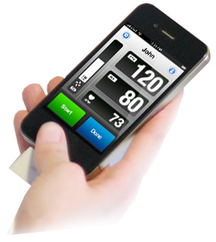Tlakomer iPhone, iPad 1-2-3 - Blood Pressure Monitor