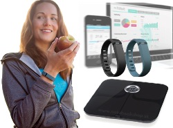 Fitbit Fitness Pack - Fitbit Aria 2 Wifi Scale+Flex 2 Wristband