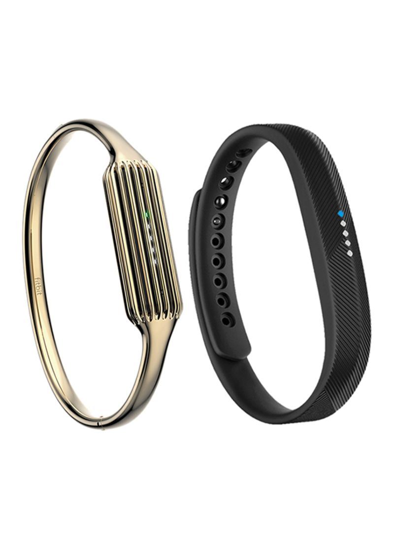 Fitbit Flex 2 Fitness Wristband Gold Bangle Pack